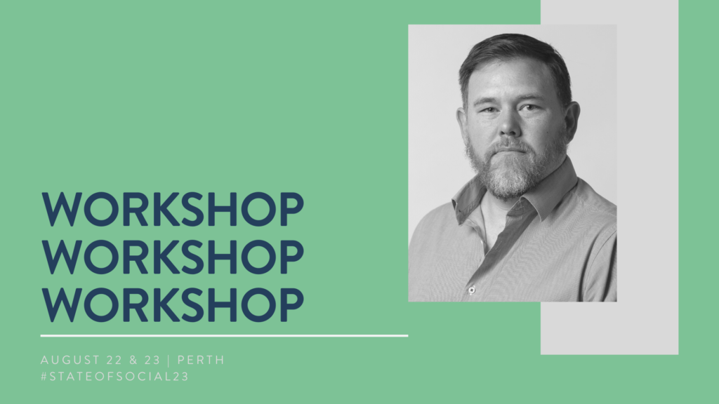 Big workshop news! Guardian Australia’s audience growth leader Dave Earley is coming to SOS23.